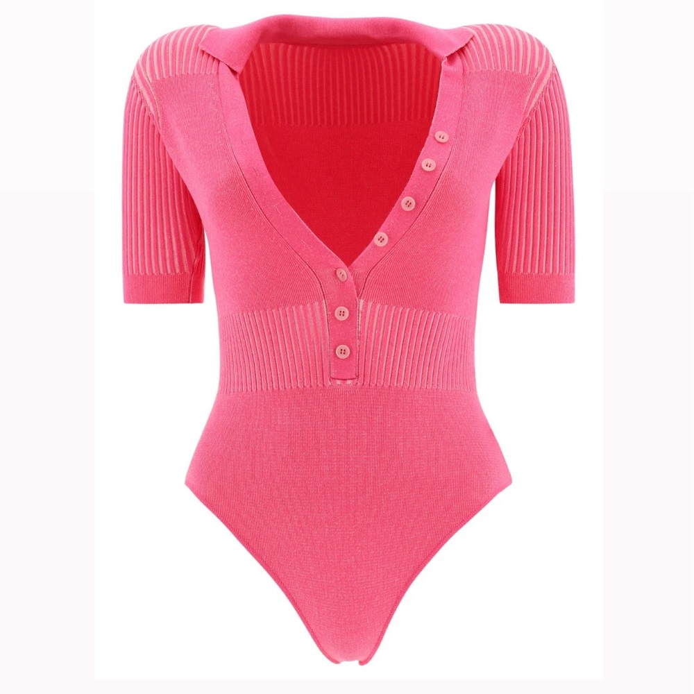 Jacquemus V-Neck Bodysuit